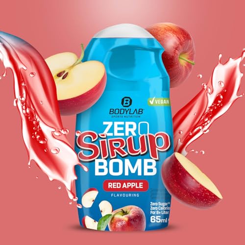 Bodylab24 ZERO Sirup BOMB Mixed Box 1, 5 x 65ml, zuckerfrei und praktisch ohne Kalorien, mit nur 1kcal je 100ml Wasser-Sirup-Mischung, hochkonzentriert, für 8 l Fertiggetränk