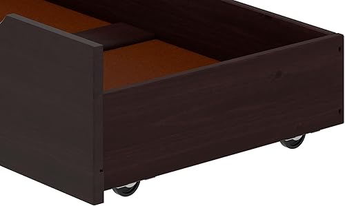 Miniatura 4 de Alaterre Furniture almacenamiento, juego de 2, cajones de café expreso, 35 pulgadas de ancho x 19 18 pulgadas de profundidad x 8 pulgadas de alto