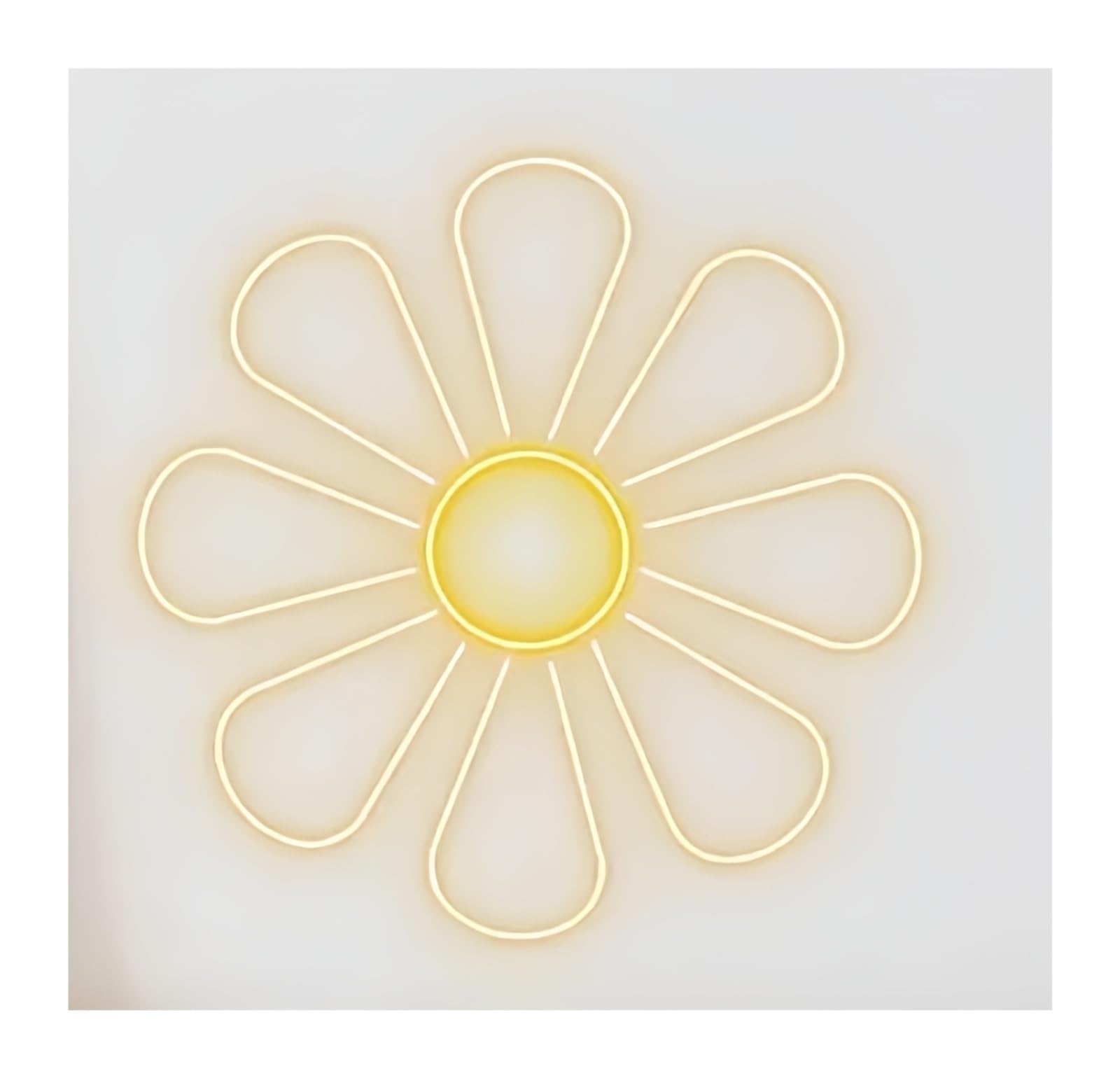 SHOUXI Sign Lamp Plants Neon Sign, Cute Art Plant Home Decor, Flower Shop Window Display 50cm(B)