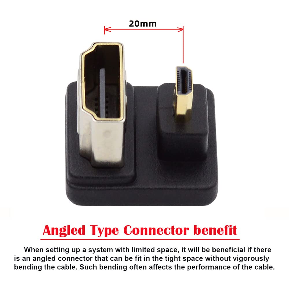 HDTV（タイプDからA）オスHDMIメスアダプタケーブルコンバータ Amazon | cablecc Type-D Micro HDMI 1.4オス→HDMIメスポートセーバー