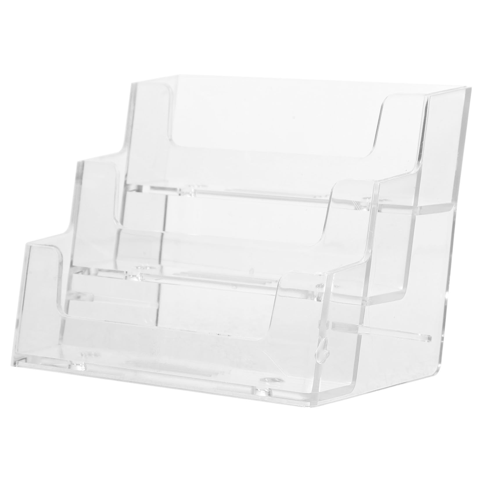 TEHAUX 5stücke Transparente Visitenkartenhalter Für Schreibtisch Mehrschichtiger Kartenorganizer Für Büro Und Veranstaltungen Praktischer Kartenständer Für Businesskarten