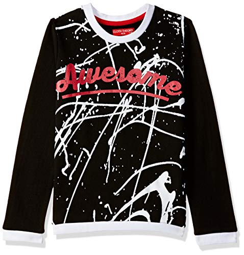 Image of Cloth Theory Boy's Cotton Crew Neck Sweatshirt