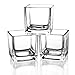 CYS EXCEL Glass Cube Vase, Cubic Flower Vase, Squared Votive Candle Holder, Centerpiece Cubed Vase, Pack of 12