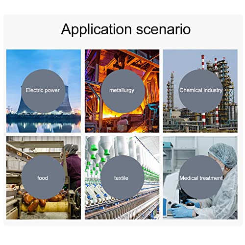 Mumusuki DT8016E Thermometer Hand-Handthermometer, Temperaturmessgerät, Handthermometer, Temperaturmessgerät, Temperaturdetektor, Berührungsloses IR-Temperaturmessgerät – 50 – 1600 ℃