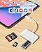 YOFEEPOP SD Card Reader, USB 3.0 Type C Memory Card Adapter, SD/TF Card Reader with USB 3 Port, SD Card Reader Compatible with iPhone, Pro/Air Android Phone Tablet