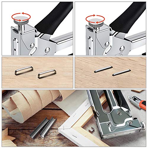 NEU MASTER Staple Gun, 3 in 1 Heavy Duty Staple Guns with Stapler Remover and 2000Pcs Staples/Nails - Image 4