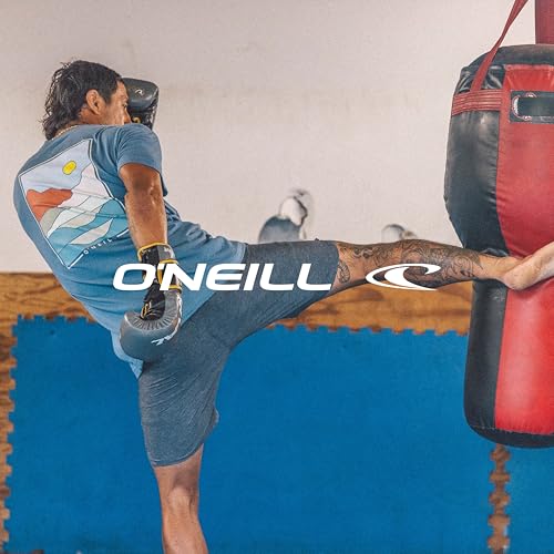 O'NEILL Men's 19 Inch Reserve Light Check Hybrid Shorts - Quick Dry Swim Trunks for Men with Fabric and Pockets4