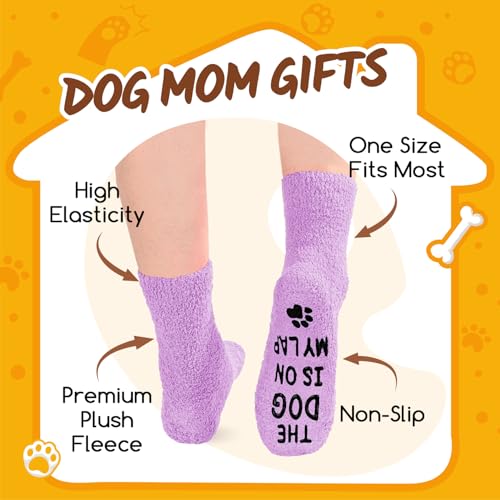 HAPPYPOP Dog Socks for Mom Dad - Dog Lovers Gifts for Women Men, Pet Lover Christmas Gifts