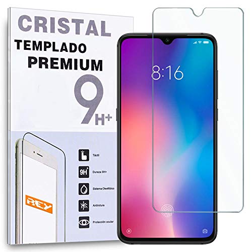 ELECTRÓNICA REY Pellicola salvaschermo per XIAOMI Mi 9 - Mi9 - REDMI Note 8 - REDMI Note 8 2021, Vetro temperato, di qualità Premium