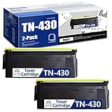 (2-Pack,Black) Compatible TN-430 TN430 Toner Replacement for Brother DCP-1200 1400 HL-1230 1240...