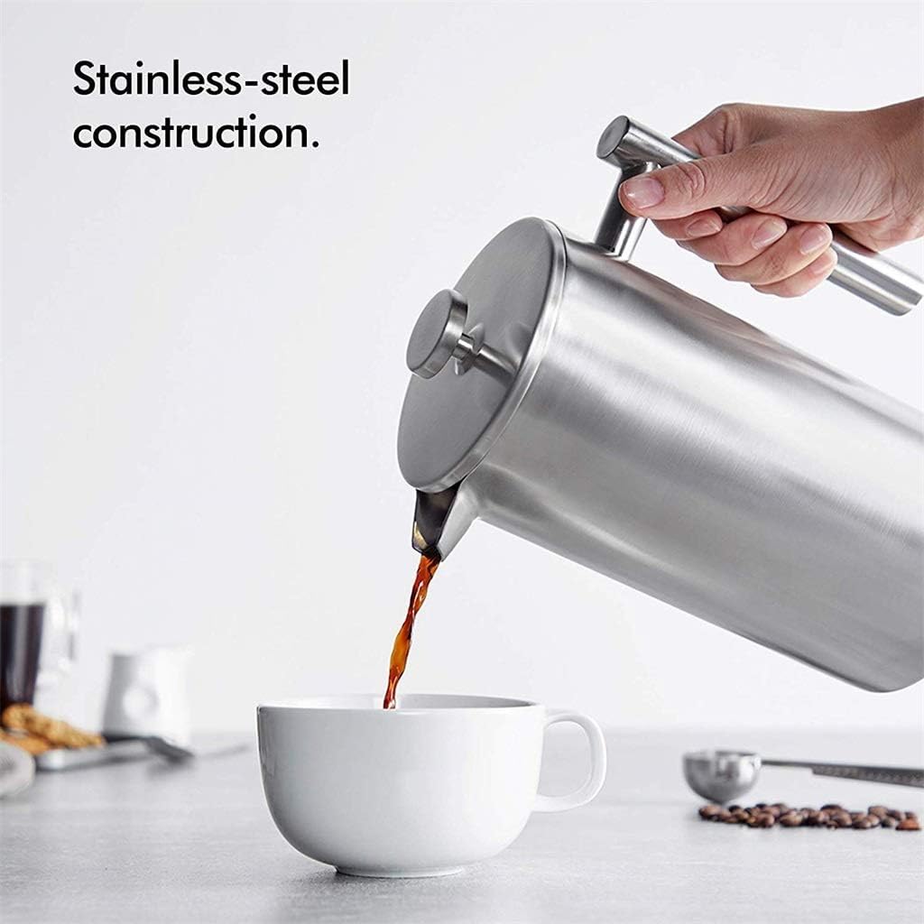 Cafetera Italiana Moka Pot Espresso A Mano Home 304 Grado De Seguridad Alimentaria Acero Inoxidable Grueso Sin Olor Fácil De Limpiar, 800ml