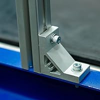 Vista 5 de Extrusión de aluminio 2020, riel lineal anodizado con ranura en T, estándar europeo, para piezas de impresora 3D y CNC DIY, 4 piezas de 11.8