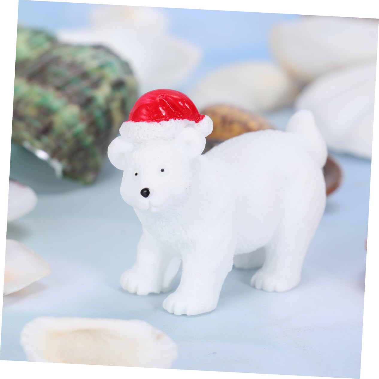 6pezzi Orsetti di Natale in Miniatura Decorazioni Natalizie in Ornamenti Natalizi per Micro-paesaggio Decorazioni da Scrivania per Casa e Ufficio Stili multipli