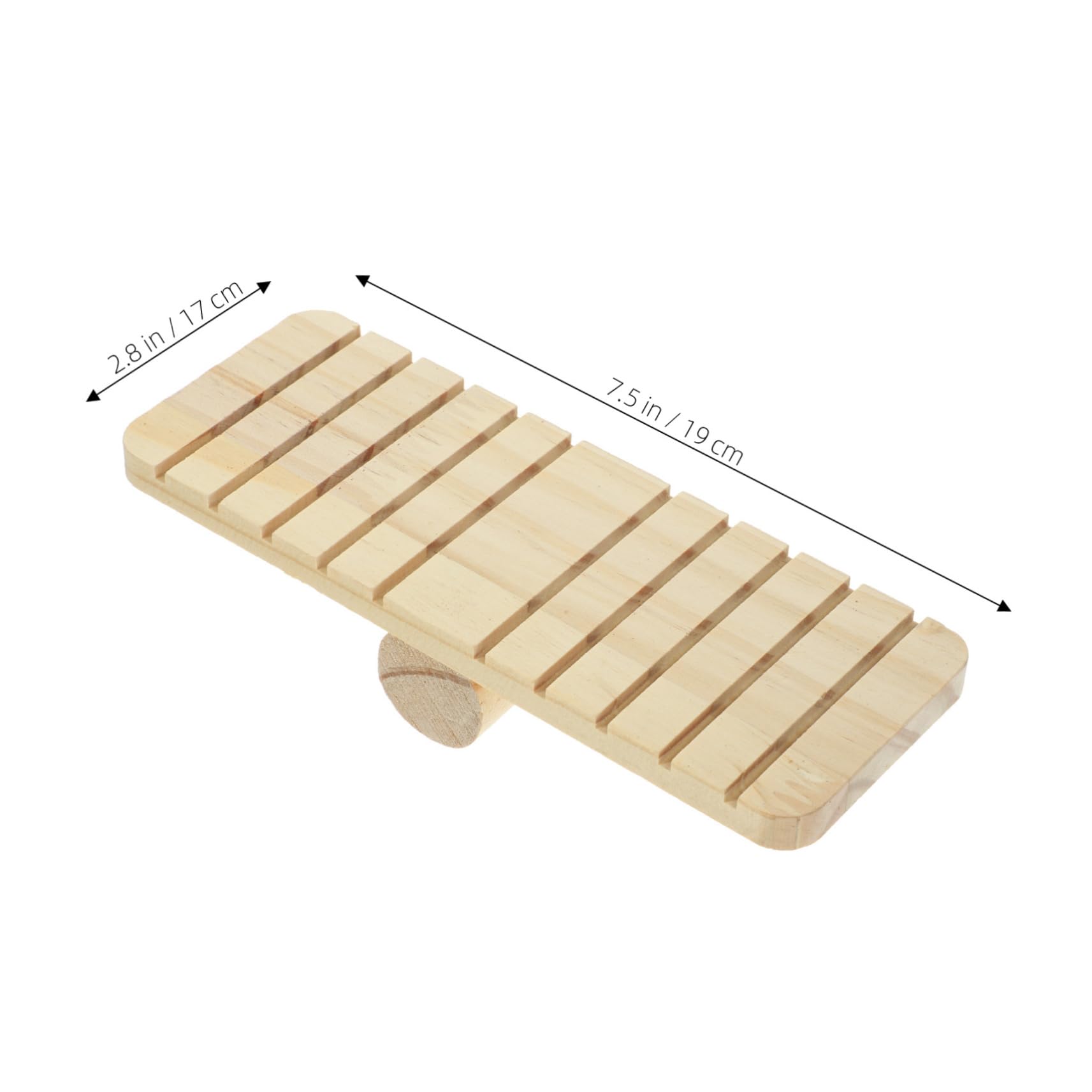 BESPORTBLE 1set Giocattolo Per Criceti Legno Set Di Giochi Masticabili Per Piccoli Animali Altalena e Dondolo Per Criceti e Conigli Giocattoli Naturali Per Masticare e Salute Fisicaconfezione