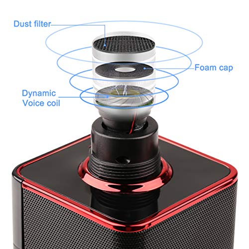 2049 X50 2X13W Cardioid Dynamic Karaoke Microphone, Handheld Wireless Bluetooth Karaoke Systems Karaoke Microphone For Home/Outdoor/Party/Classroom/Car Compatible With Smart Phone/Pc/Mp3/Mp4/Tv #TOP3