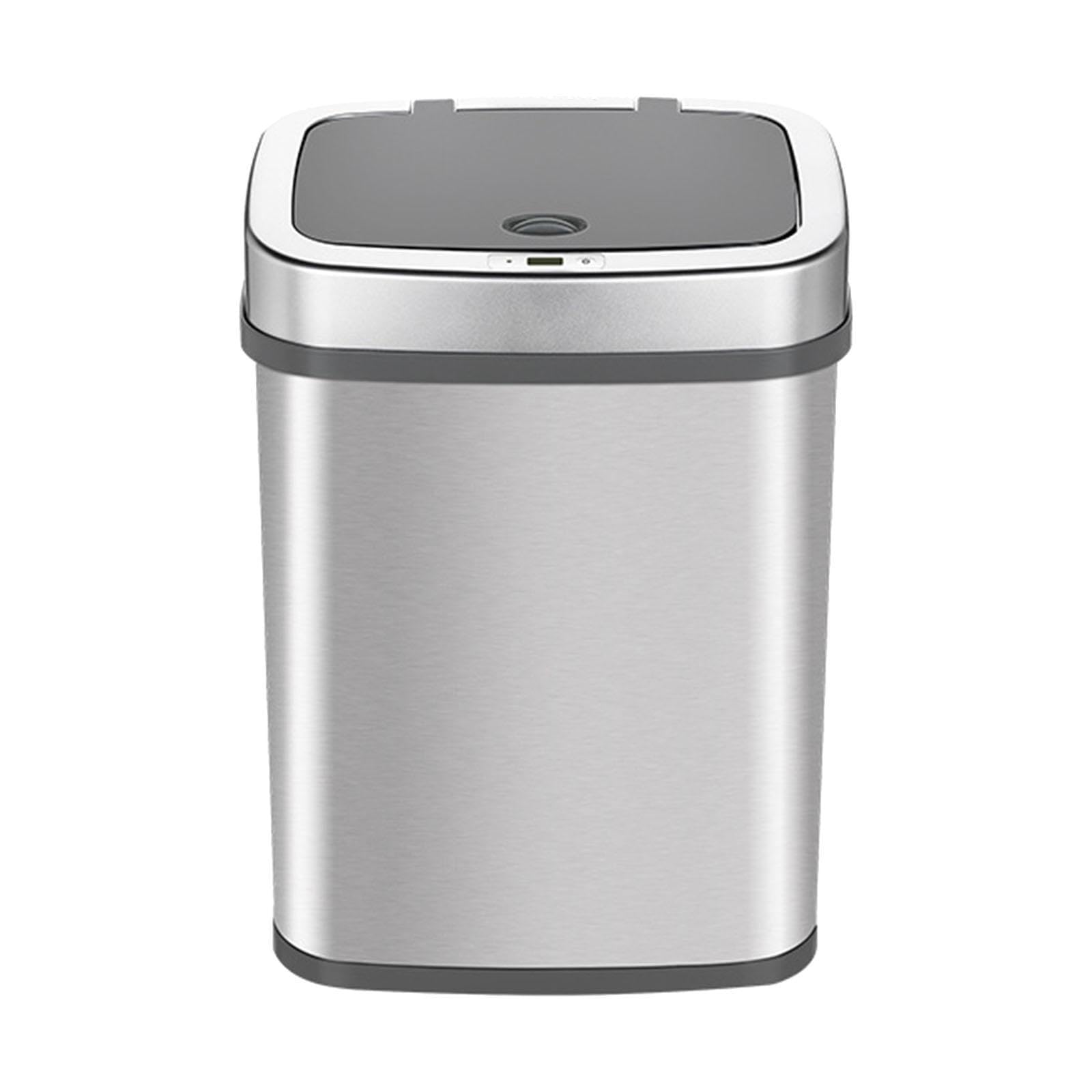 Trash Can Dustbin Rubbish Can Touchless Garbage Bin for Home Office Bedroom
