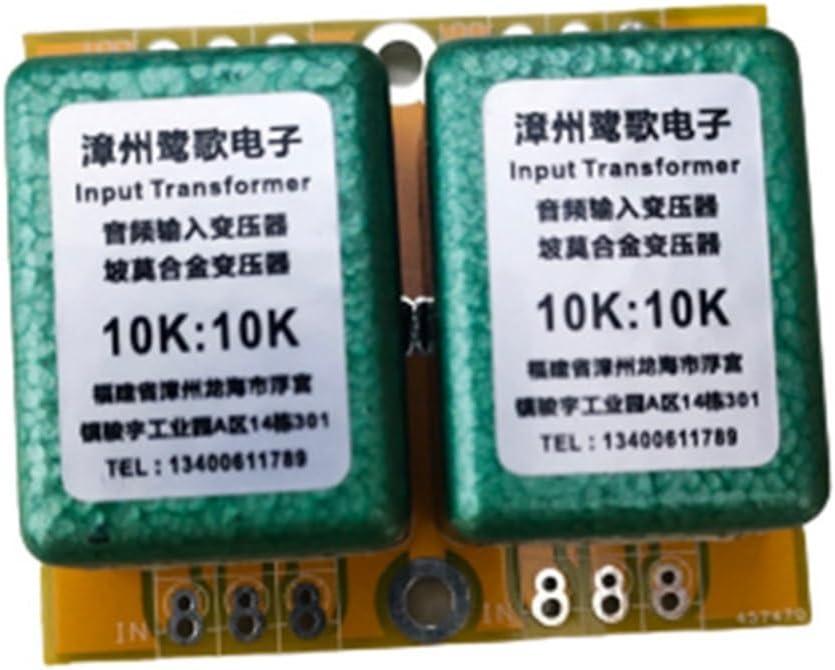 MeLphi 10K: 10K 20Hz-120KHz -1.6DB Permalloy Audio Transformer, Copper-Plated Shield Double-Sided Circuit (Color : 600ohm of 15K, Size : RCA to RCA)