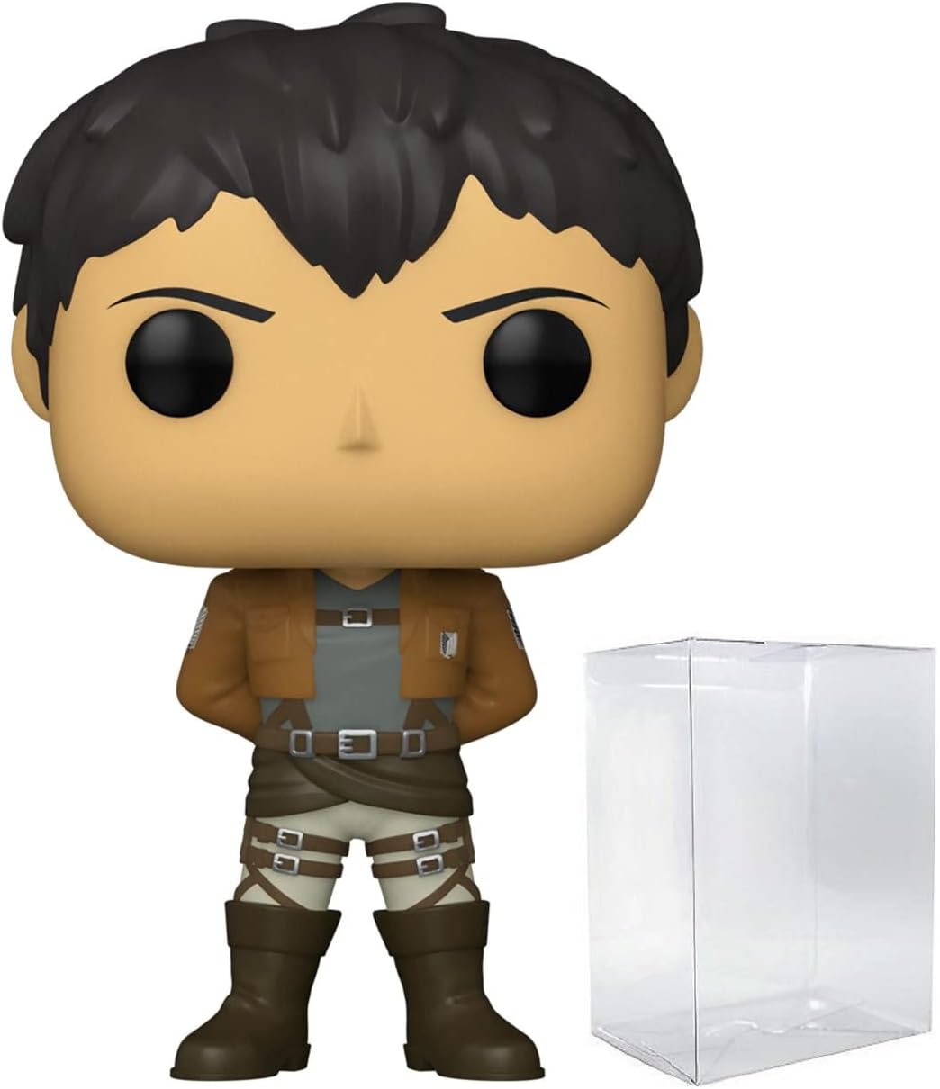 POP Anime - Bertholdt Hoover Funko Vinyl Figure (Bundled with Compatible Box Protector Case), Multicolored, 3.75 inches