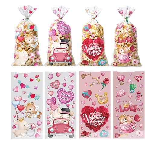 Bolsas De Dulces San,Cellofan De Corazón...