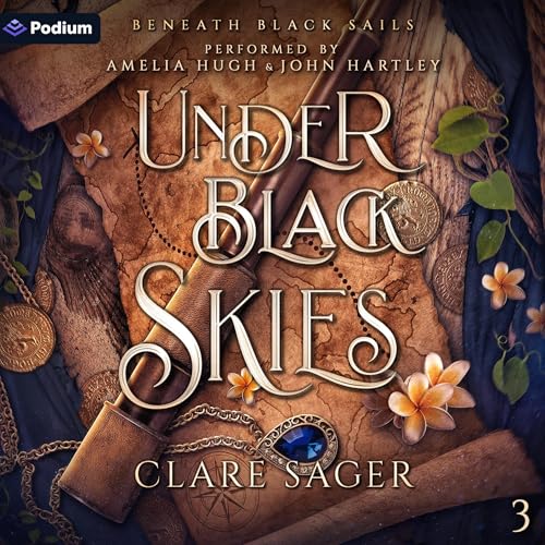 Under Black Skies Audiolibro Por Clare Sager arte de portada