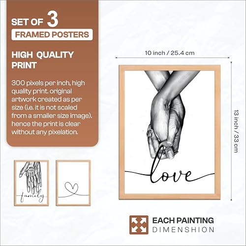 Image of NoWorries Wall decor paintings for living room - Wall frames for home decor /Wall hangings Home decor items - (Synthetic Engineered Wooden Frame) (MIN -10, 10x13 inches)