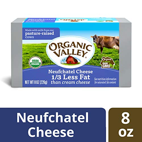 Organic Valley Cheese —Organic Neufchâtel Cheese — Pasture Raised, No Added Hormones ​— 8 Oz #TOP2