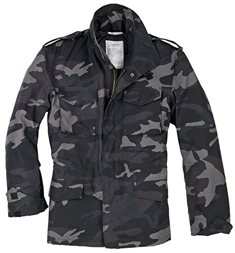 Image of Surplus Raw Vintage Men´s US Fieldjacket M 65, Blackcamo, 3XL