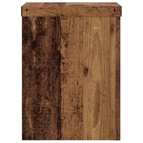 Support pour plantes en bois lestable contre les chutes de pots de fleurs - 5