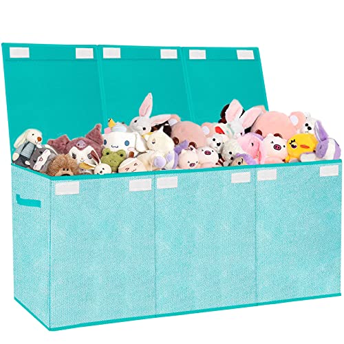 Pantryily Toy Storage Box For Kids,Extra Large Toy Box Chest With Lids,Foldable Toy Organizers And Storage Bins With Handles For Nursery,Home,Office 35.8"X12.6"X16"(Green) #TOP10