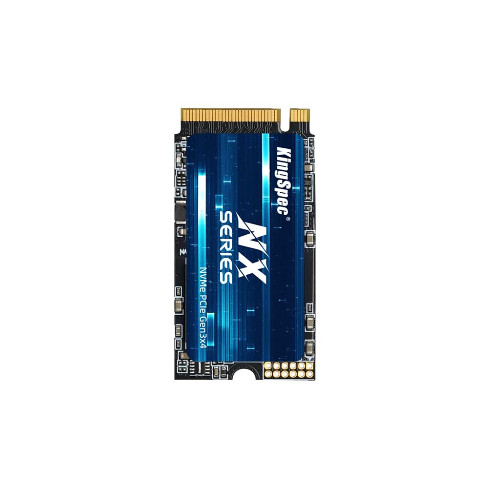 KingSpec 128GB M.2 2242 NVMe SSD - Up to 3500 MB/s Read Speed, PCIe 3.0 SSD with 3D NAND Flash, Compatible with PC, Laptop and Desktop