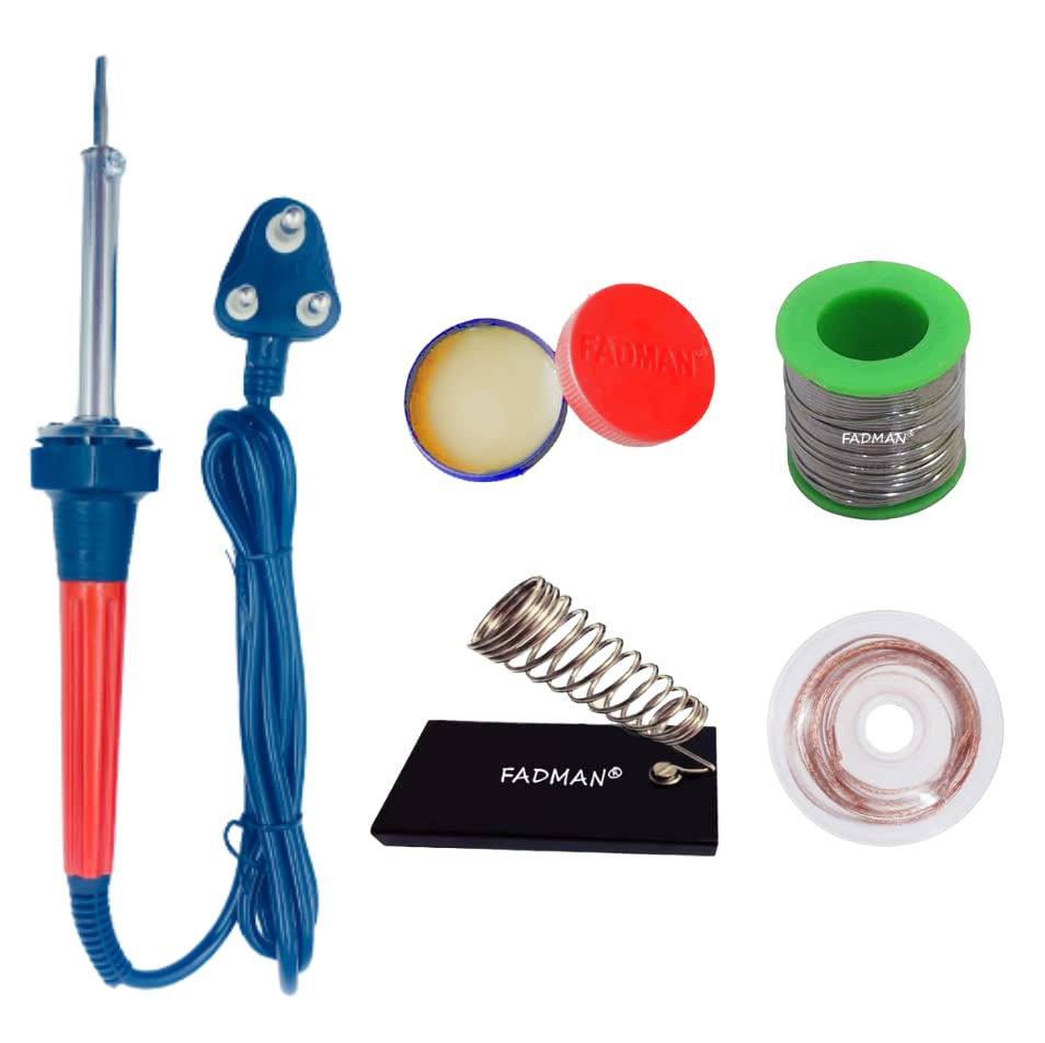 See full amazon price history chart for FADMAN SOLDERING IRON 60 W | BEST BUNDLE KIT | SOLDER WIRE | FLUX | STAND | WICK | SOLDERING IRON KIT FADMAN SOLDERING IRON 60 W | BEST BUNDLE KIT | SOLDER WIRE | FLUX | STAND | WICK | SOLDERING IRON KIT (B0BSNTJZ1T) Amazon Price History, Amazon Price Tracker
