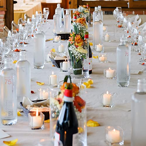 12 hours votive candles 24 packs unscented white 20 inch wax candles for wedding party holiday amp home decor 1534 w x 2034 h