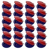 Milisten 24pcs Castanets Education Random Castanet Playthings Percussion Early Instruments Creative Musical Plastic Kids Children Color Instrument Educational Toys Finger Adults Held for