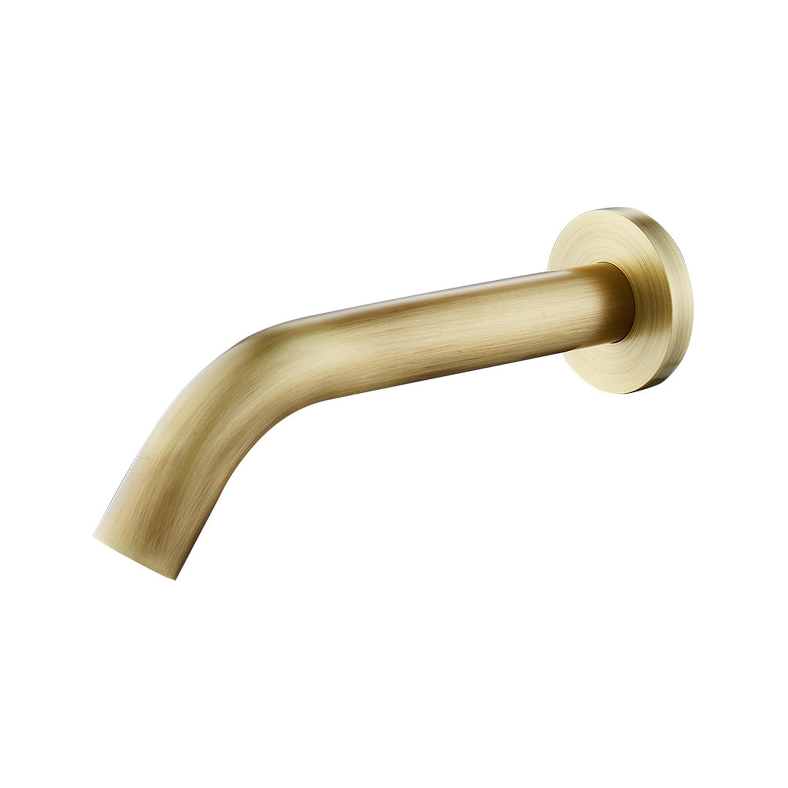 QHQQXN Bezdotykowy automatyczny kran z czujnikiem, zasilany bateryjnie, 18 cm/21 cm/24,5 cm, montowany na ścianie, czarno-żół, oszczędzający wodę, łatwy montaż do użytku w kuchni i łazience