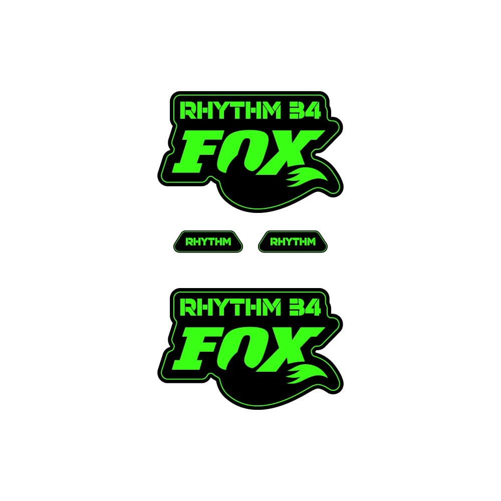 Star Sam Fluorescent Green Stickers Compatible With Fox Rhythm 34 29 Inches 1 Cm