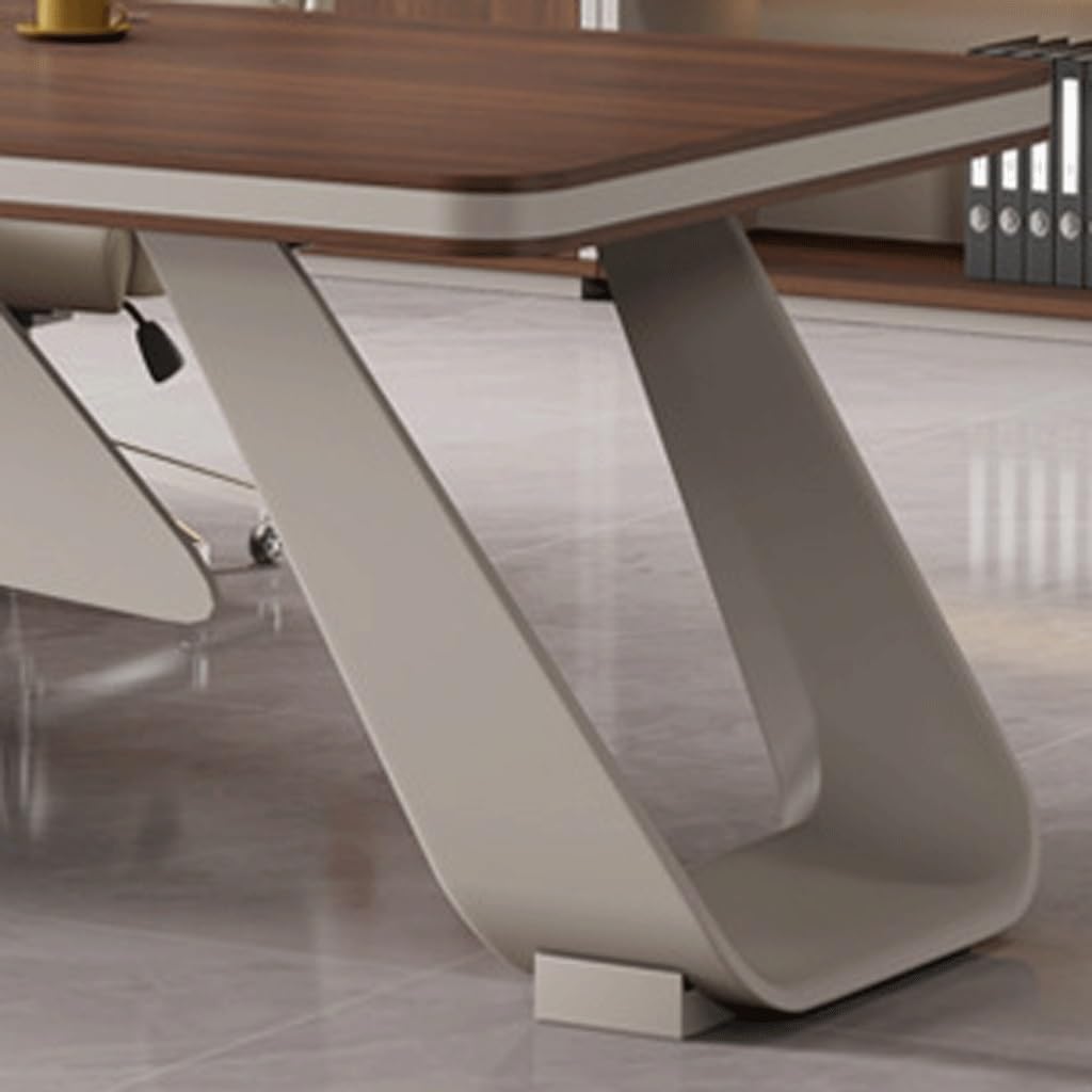 Mesa de Escritorio Para Computadora Scrivania Boss, Scrivania Da Ufficio Moderna, Scrivania Presidenziale, Scrivania Grande, Scrivania Da Ufficio For Manager Scrivania da Studio Per Camera da Letto(A)