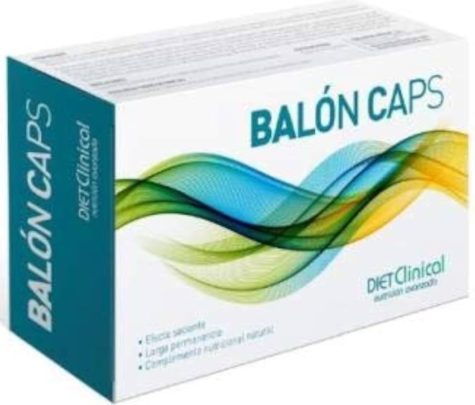 Dietclinical Balon Caps 60 Cápsulas | Con Glucomanano y Fibra Natural | Apoyo Control de Apetito, Sensación Saciedad Prolongada | Ayuda Dieta Control Peso, Vegano, Sin Gluten, Con Cromo