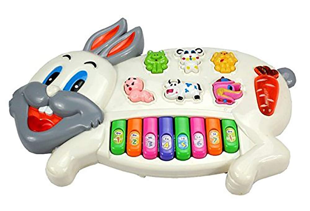 RAMUS Rabbit Piano Musical Piano with 3 Modes, Flashing Lights & Wonderful Animal Sound Music (Rabbit Piano) (B0BJV5FRNL) Amazon Price History, Amazon Price Tracker
