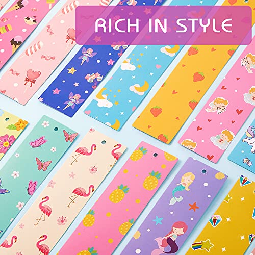 Cute Theme Bookmarks With Pom Pom Pendents Bookmarks For Kids Girls Children Teens Reader Student Colorful Charms Page Markers Bookmark School Classroom Prize Reading Reward Favors Supplies (20 Sets) #TOP2