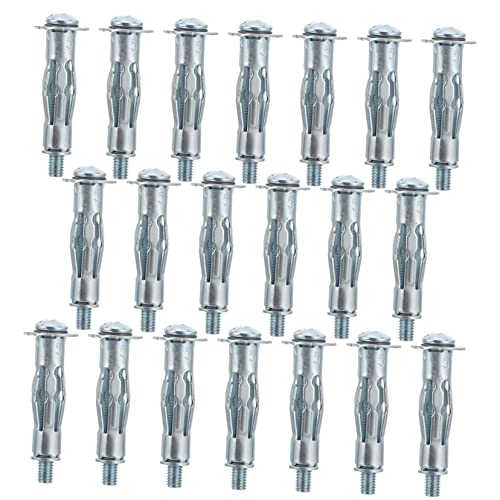 Homoyoyo 20pezzi Bolts Per Ancoraggi Cavità Fissaggi Per Cartongesso Attrezzature e Installazioni Elettriche