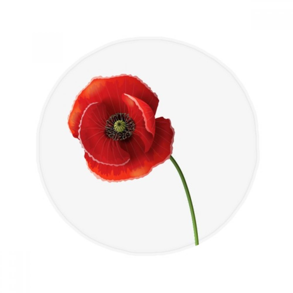 Tapis antidérapant pavot rouge pour sécuriser sol de cuisine et salon