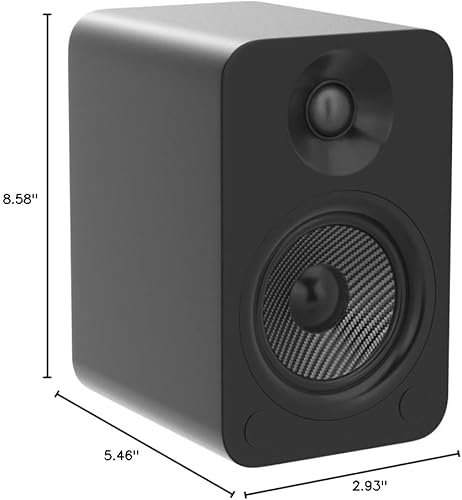 Miniatura 9 de Kanto YU4 Altavoces alimentados con Bluetooth y preamplificador de teléfono incorporado  Auto espera y arranque  Control remoto incluido  Potencia