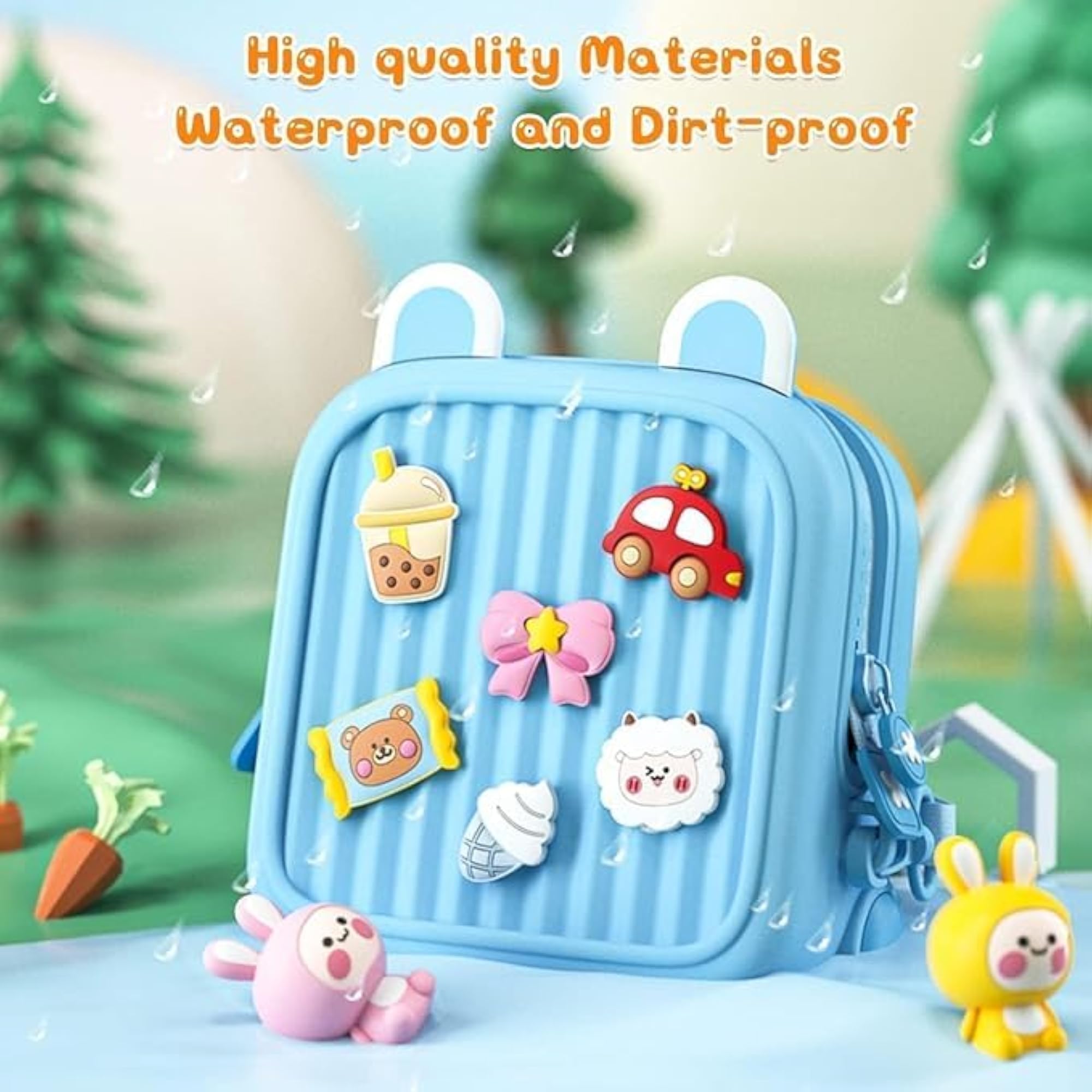 Kids Silicone 3D Cartoon Backpack