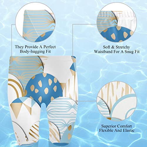 Short de bain garçon cercles bleus multicolore en taille 3XL - 2