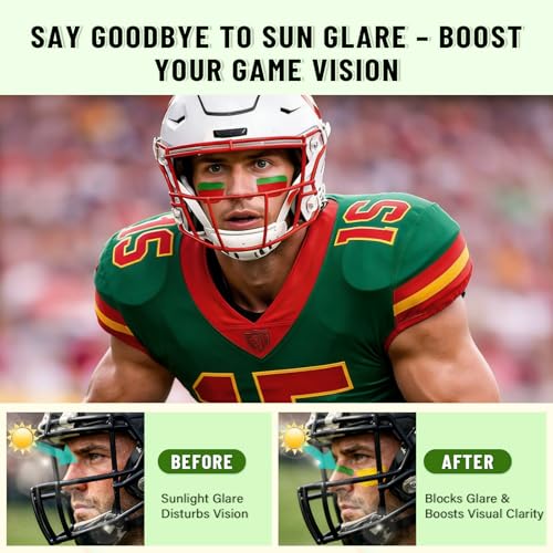 Image of BADCOLOR Portugal Red Green Face Body Paint Stick Set, Oil Based Sports Fan Makeup Stick, Waterproof Sweatproof Face Paint for Football, Rugby, Softball, Baseball, Lacrosse, Sports Accessories