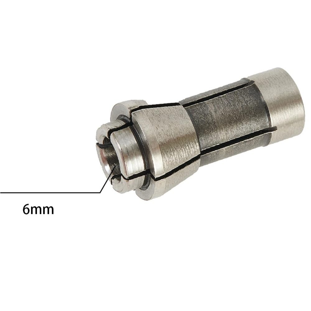 Milling Cutter Collet Chuck, 6/3mm High Precision Adapter Collet for Engraving Trimming Machine Router(6mm)