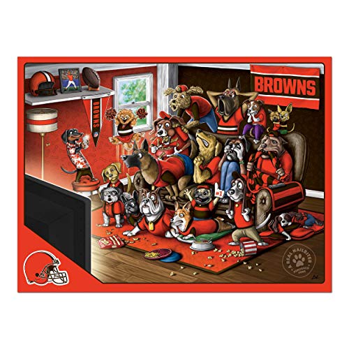 Image of YouTheFan NFL Purebred Fans 500pc Puzzle - A Real Nailbiter