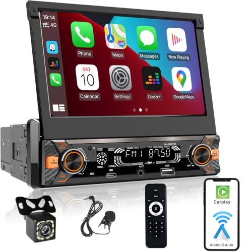 Alondy 7" Motorized Flip-Out Stereo