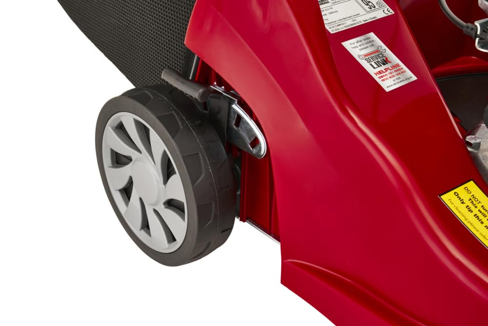 Mountfield SP41 - Cortacésped de Gasolina, Motor STIGA de 123 CC, Ancho de Corte de 39 cm, autopropulsado, Cubierta de Polipropileno a Prueba de óxido, colector de césped de 40 L, Altura Ajustable de
