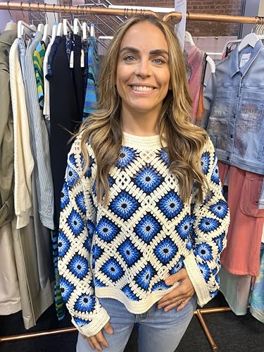 Desigual Women's Multicolor Crochet Sweater2